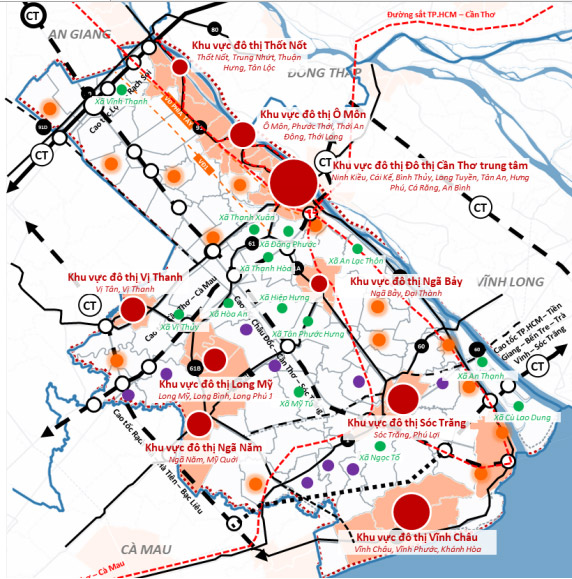 5 đô thị loại II của Cần Thơ lộ diện