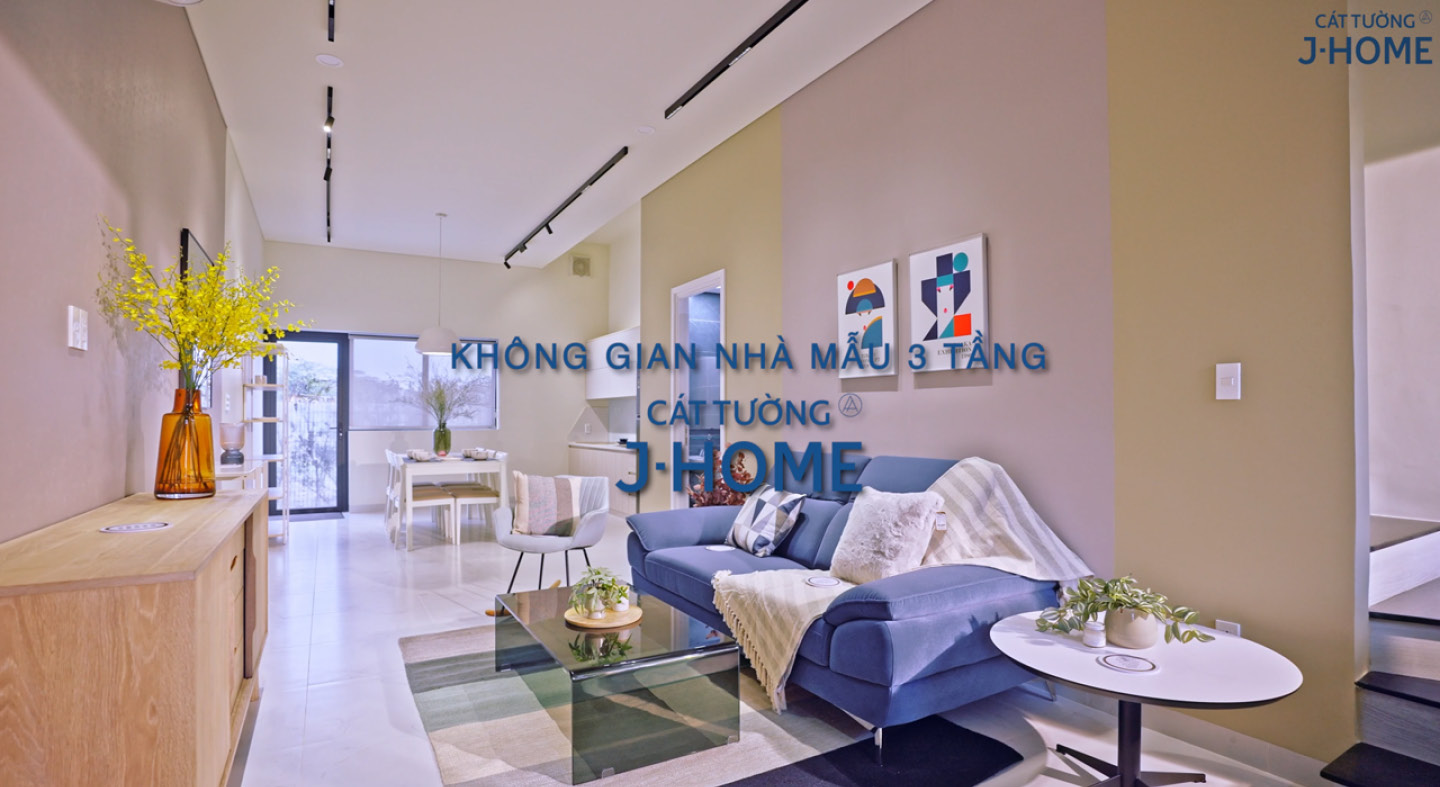 Không gian nội thất nhà mẫu 3 tầng của Cát Tường J-Home