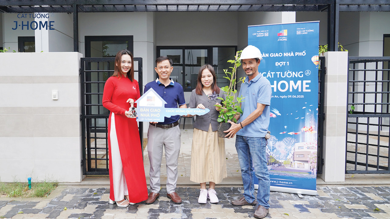 Bàn giao nhà phố đợt 1 Cát Tường J-Home: Khởi đầu hành trình an cư tại đô thị trẻ Thuận An