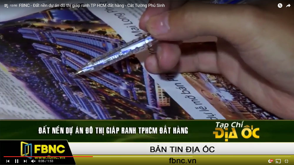 FBNC - Đất nền dự án đô thị giáp ranh TP HCM đắt hàng - Cát Tường Phú Sinh 